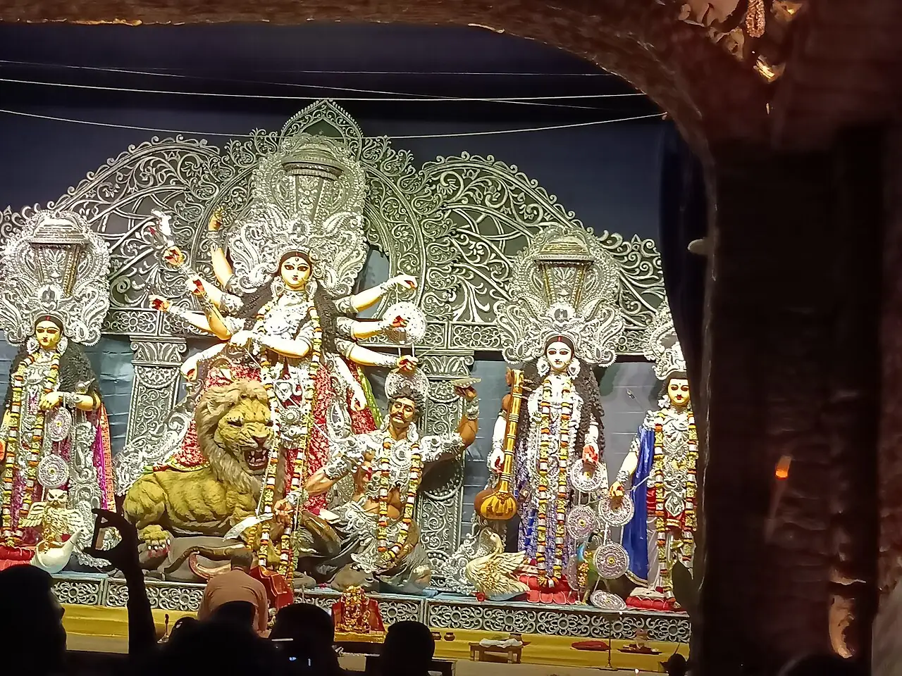 Santosh Mitra Square Durga Puja pandal in Chandni Chowk East, Kolkata