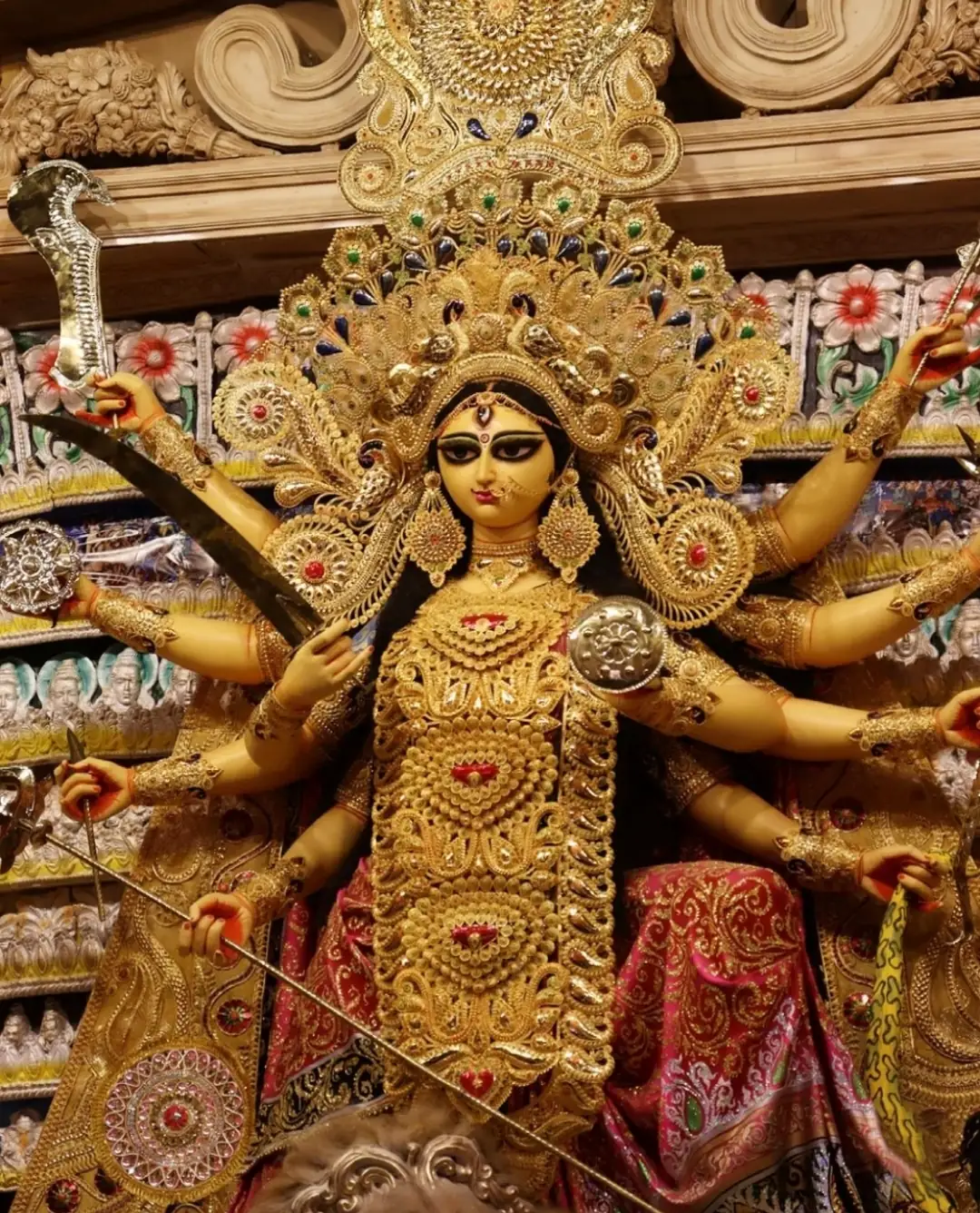 Sreebhumi Sporting Club Durga Puja pandal in Sreebhumi, Lake Town, Kolkata