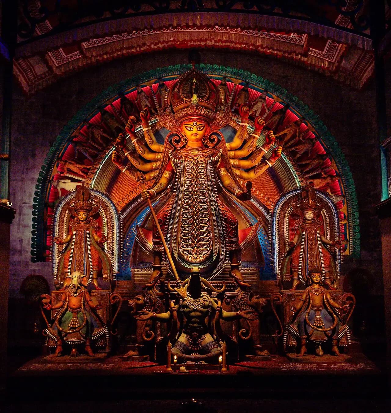 Suruchi Sangha Durga Puja pandal in New Alipore, Kolkata