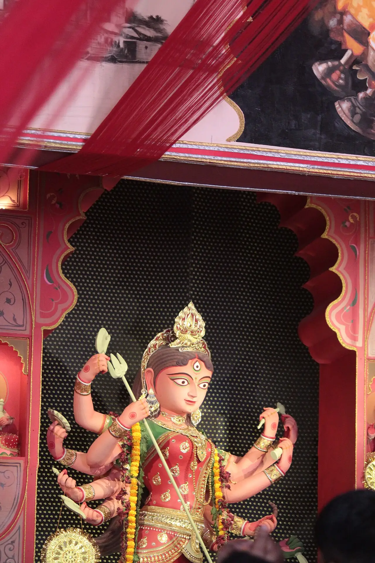 Shimla Vivekananda Sporting Club Durga Puja pandal in Simla, Kolkata